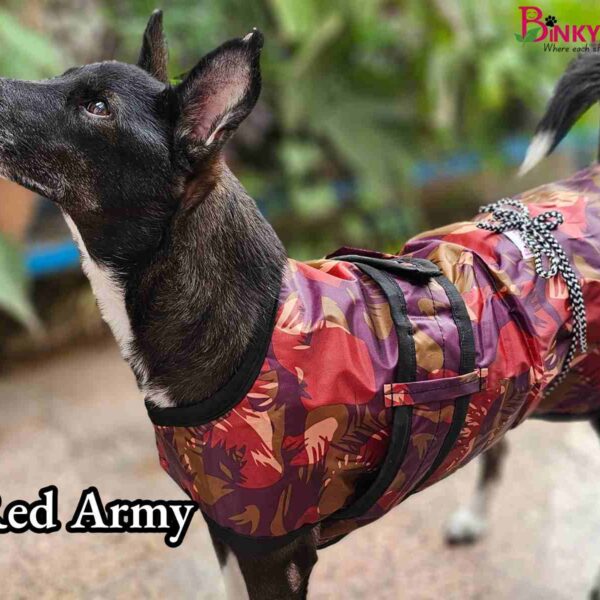 Binkymart Army Water-Resistant Winter Coat
