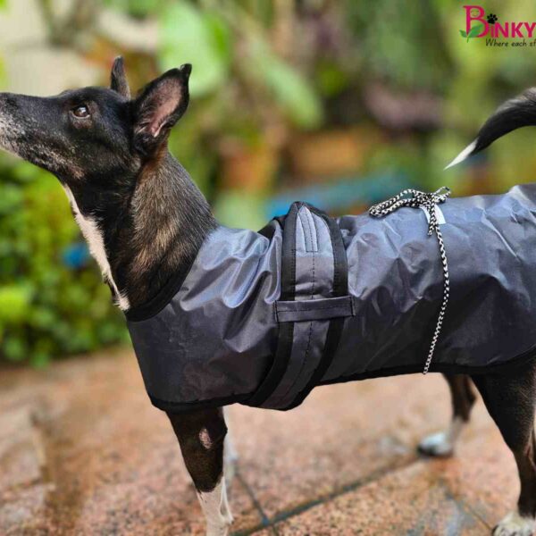 Binkymart Gray Water-Resistant Winter Coat